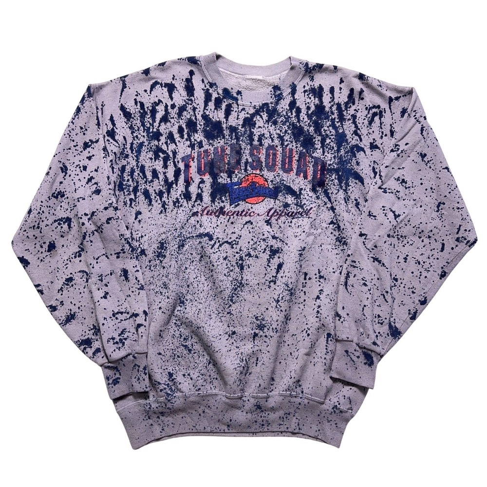Vintage Champion Looney Tunes Sweatshirt Adults Large Tune Squad AOP Warner Bros